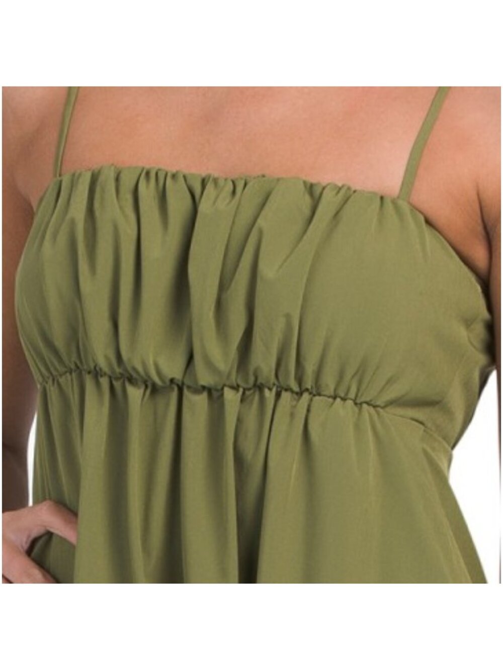BCBG Drawstring Midi Dress - Picture 3 of 5